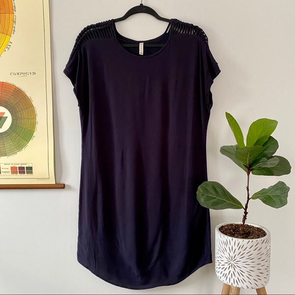 Gentle Fawn Navy Slip Dress - Picture 2 of 6